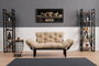 Atelier Del Sofa Nitta - Sofá-Cama de 2 Plazas en Crema